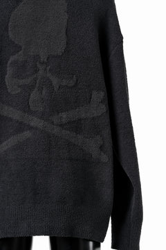 Load image into Gallery viewer, MASTERMIND WORLD LOUNGE CARDIGAN / SOFTY BOA FLEECE (BLACK x CHARCOAL)