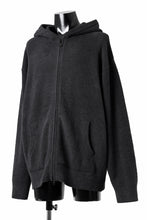 Load image into Gallery viewer, MASTERMIND WORLD LOUNGE FULL-ZIP HOODIE / SOFTY BOA FLEECE (BLACK x WHITE)