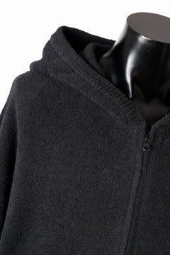 Load image into Gallery viewer, MASTERMIND WORLD LOUNGE FULL-ZIP HOODIE / SOFTY BOA FLEECE (BLACK x WHITE)