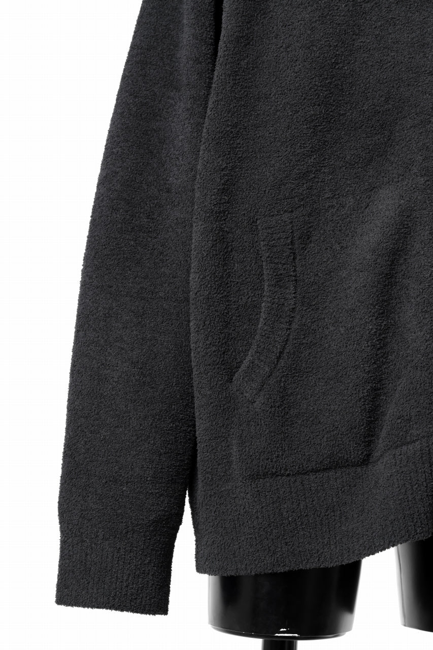 Load image into Gallery viewer, MASTERMIND WORLD LOUNGE FULL-ZIP HOODIE / SOFTY BOA FLEECE (BLACK x WHITE)
