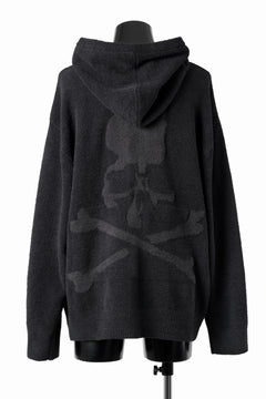 Load image into Gallery viewer, MASTERMIND WORLD LOUNGE FULL-ZIP HOODIE / SOFTY BOA FLEECE (BLACK x CHARCOAL)