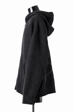 Load image into Gallery viewer, MASTERMIND WORLD LOUNGE FULL-ZIP HOODIE / SOFTY BOA FLEECE (BLACK x CHARCOAL)