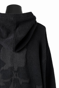 Load image into Gallery viewer, MASTERMIND WORLD LOUNGE FULL-ZIP HOODIE / SOFTY BOA FLEECE (BLACK x CHARCOAL)