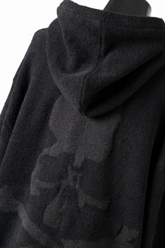 Load image into Gallery viewer, MASTERMIND WORLD LOUNGE FULL-ZIP HOODIE / SOFTY BOA FLEECE (BLACK x CHARCOAL)