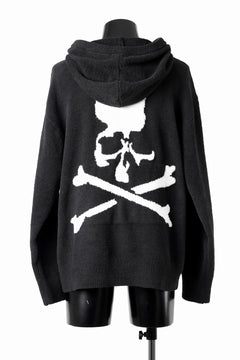 Load image into Gallery viewer, MASTERMIND WORLD LOUNGE FULL-ZIP HOODIE / SOFTY BOA FLEECE (BLACK x WHITE)