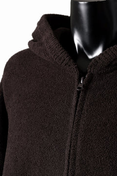 Load image into Gallery viewer, MASTERMIND WORLD LOUNGE FULL-ZIP HOODIE / SOFTY BOA FLEECE (BROWN x SAND)