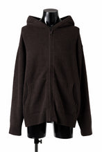 Load image into Gallery viewer, MASTERMIND WORLD LOUNGE FULL-ZIP HOODIE / SOFTY BOA FLEECE (BROWN x SAND)