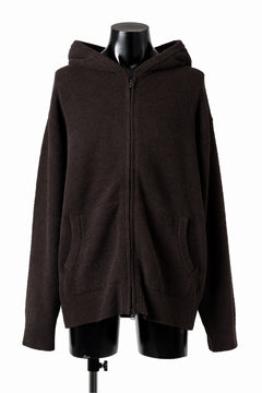 Load image into Gallery viewer, MASTERMIND WORLD LOUNGE FULL-ZIP HOODIE / SOFTY BOA FLEECE (BROWN x SAND)