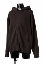 Load image into Gallery viewer, MASTERMIND WORLD LOUNGE FULL-ZIP HOODIE / SOFTY BOA FLEECE (BROWN x SAND)