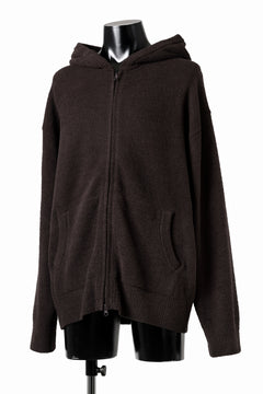 Load image into Gallery viewer, MASTERMIND WORLD LOUNGE FULL-ZIP HOODIE / SOFTY BOA FLEECE (BROWN x SAND)