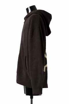 Load image into Gallery viewer, MASTERMIND WORLD LOUNGE FULL-ZIP HOODIE / SOFTY BOA FLEECE (BROWN x SAND)