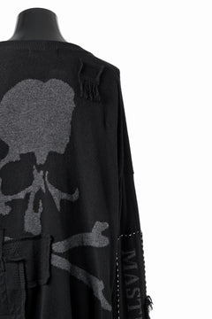 画像をギャラリービューアに読み込む, MASTERMIND WORLD PATCHWORK CARDIGAN / CASHMERE KNIT (BLACK)