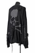 画像をギャラリービューアに読み込む, MASTERMIND WORLD PATCHWORK CARDIGAN / CASHMERE KNIT (BLACK)