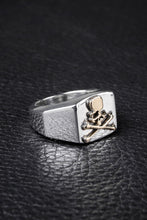 Load image into Gallery viewer, MASTERMIND WORLD COLLEGE RING (GOLD x SILVER)