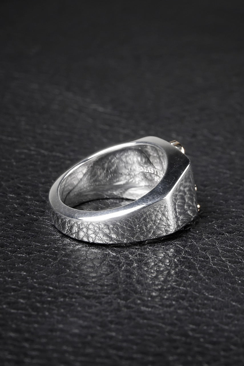 Load image into Gallery viewer, MASTERMIND WORLD COLLEGE RING (GOLD x SILVER)