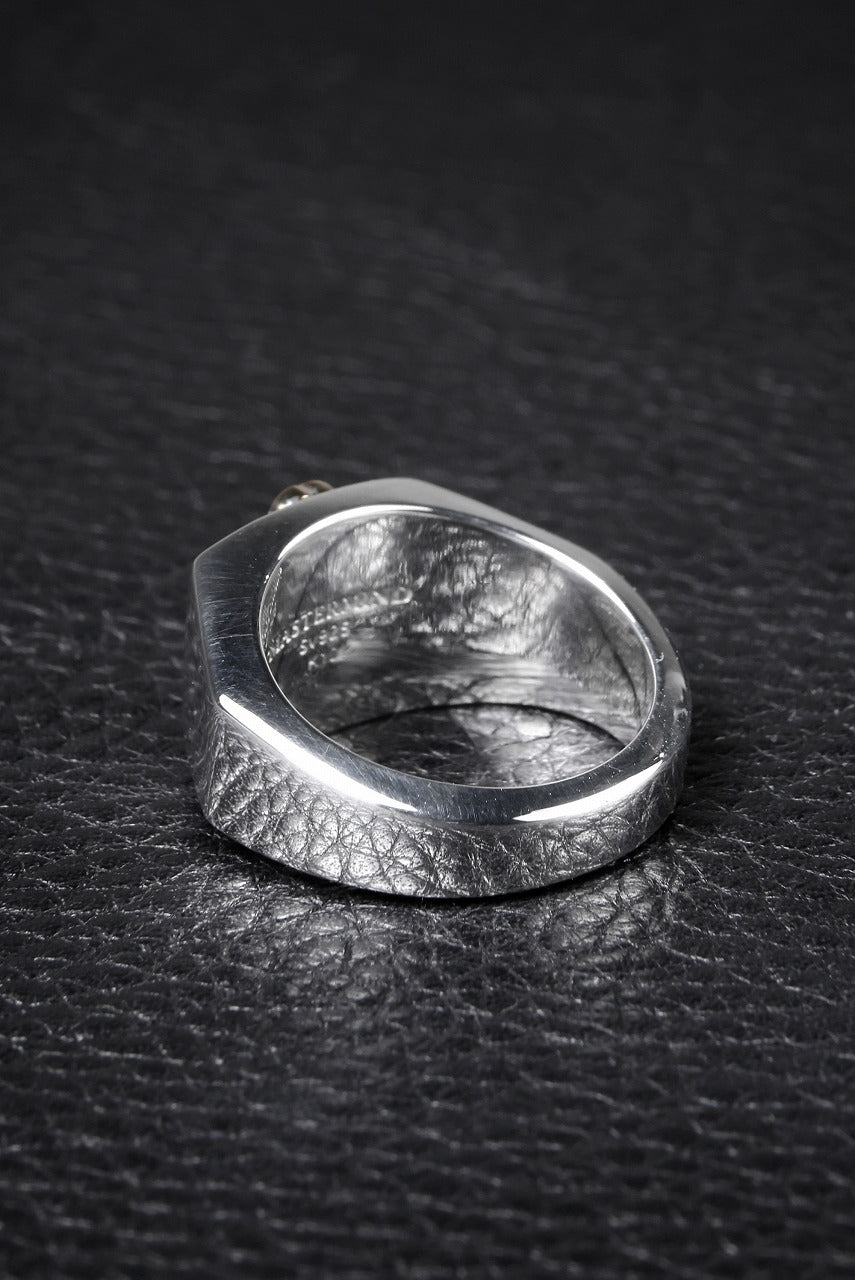 Load image into Gallery viewer, MASTERMIND WORLD COLLEGE RING (GOLD x SILVER)