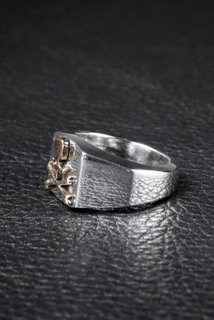 Load image into Gallery viewer, MASTERMIND WORLD COLLEGE RING (GOLD x SILVER)