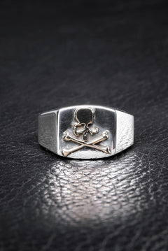Load image into Gallery viewer, MASTERMIND WORLD COLLEGE RING (GOLD x SILVER)