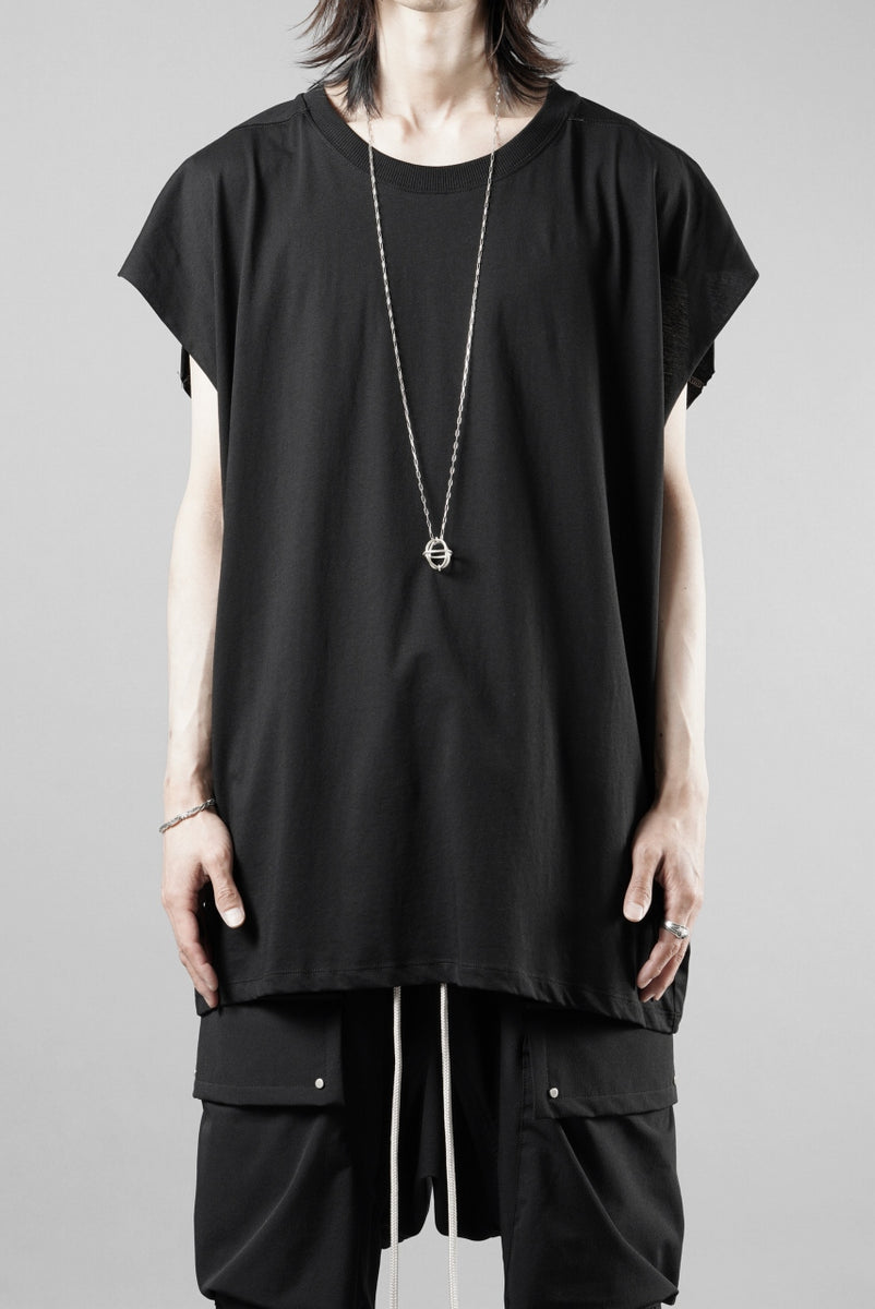 thom/krom FRENCH SLEEVE T-SHIRT / OVERSIZED FIT (BLACK)の商品