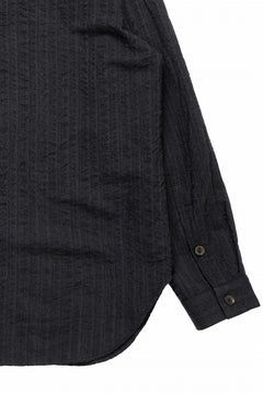 画像をギャラリービューアに読み込む, forme d'expression Minimal Outer Shirt / B95F (Off Black)