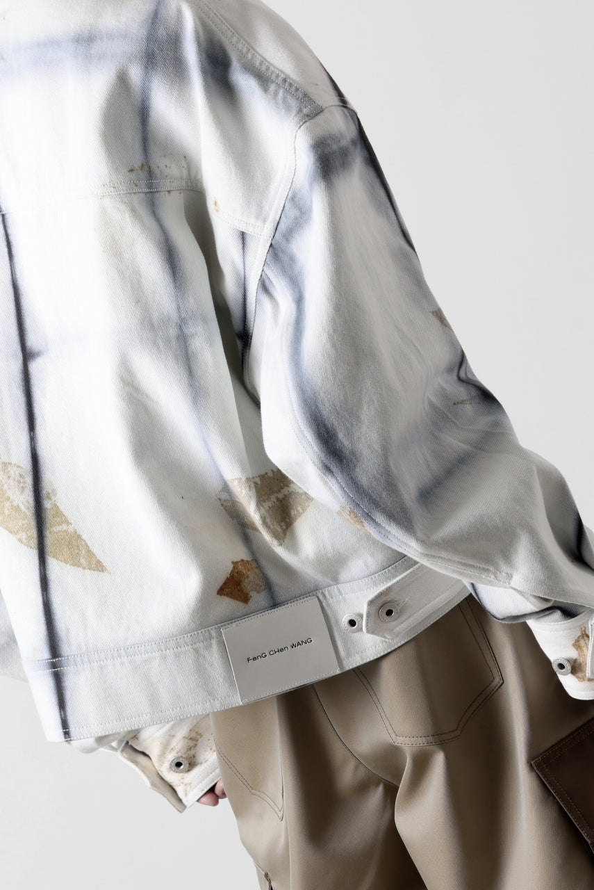 Load image into Gallery viewer, Feng Chen Wang NATURAL PLANT DYE JACKET (BLACK/WHITE)