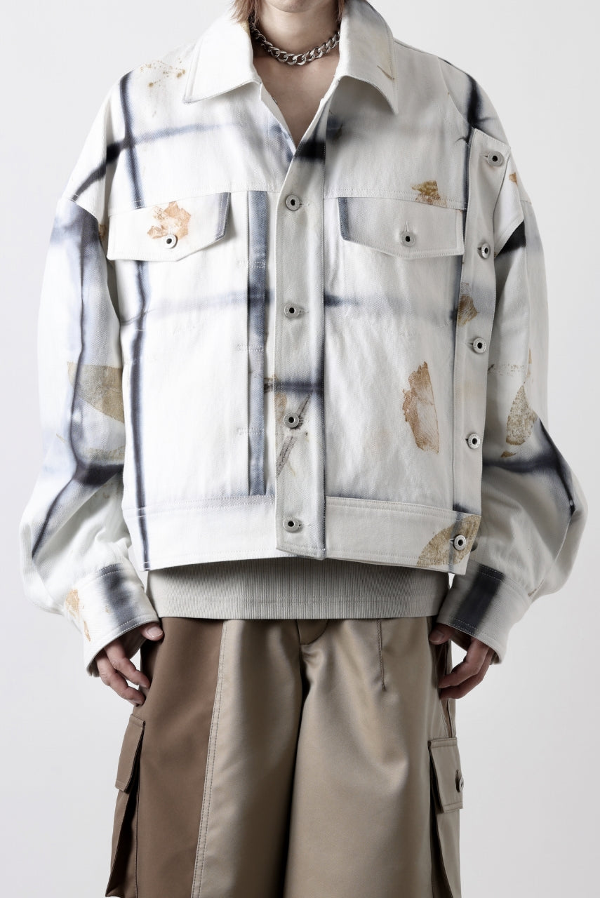 Load image into Gallery viewer, Feng Chen Wang NATURAL PLANT DYE JACKET (BLACK/WHITE)