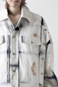 Load image into Gallery viewer, Feng Chen Wang NATURAL PLANT DYE JACKET (BLACK/WHITE)