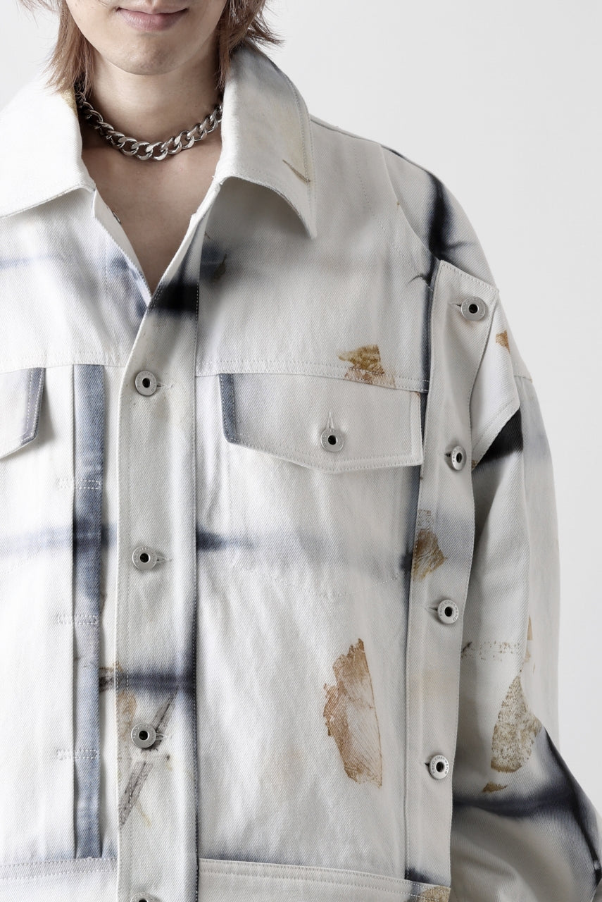 Load image into Gallery viewer, Feng Chen Wang NATURAL PLANT DYE JACKET (BLACK/WHITE)