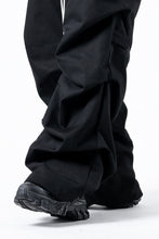画像をギャラリービューアに読み込む, A.F ARTEFACT PURE DENIM TUCK WIDE PANTS (BLACK)
