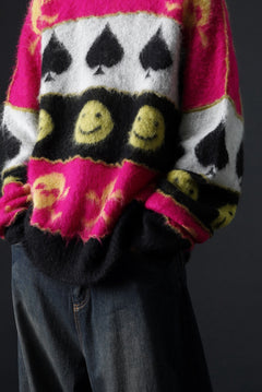 画像をギャラリービューアに読み込む, ISABEL BENENATO Wool Jacquarrd Intarsia Knit Jumper (MIX)