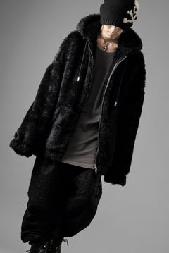 Load image into Gallery viewer, mastermind JAPAN POLAR BEAR ZIP-UP HOODIE (BLACK)