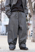画像をギャラリービューアに読み込む, KLASICA "ROCKWELL" LOW CLOTCH APRON WORKER PANTS / 9.7oz COTTON x LINEN CHAMBRAY (GRAY DENIM)