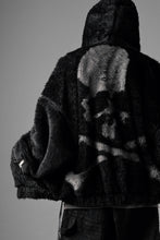 Load image into Gallery viewer, mastermind JAPAN POLAR BEAR ZIP-UP HOODIE (BLACK)