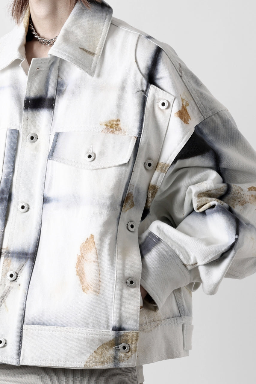 Load image into Gallery viewer, Feng Chen Wang NATURAL PLANT DYE JACKET (BLACK/WHITE)