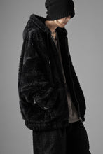 Load image into Gallery viewer, mastermind JAPAN POLAR BEAR ZIP-UP HOODIE (BLACK)