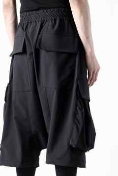 画像をギャラリービューアに読み込む, A.F ARTEFACT SARROUEL CARGO SHORTS / TECH-SMOOTH (BLACK)