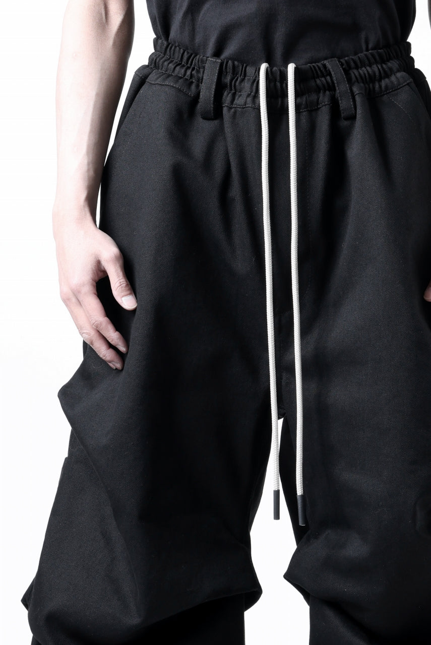画像をギャラリービューアに読み込む, A.F ARTEFACT EXTREME WIDE BAGGY PANTS / PURE DENIM (BLACK)