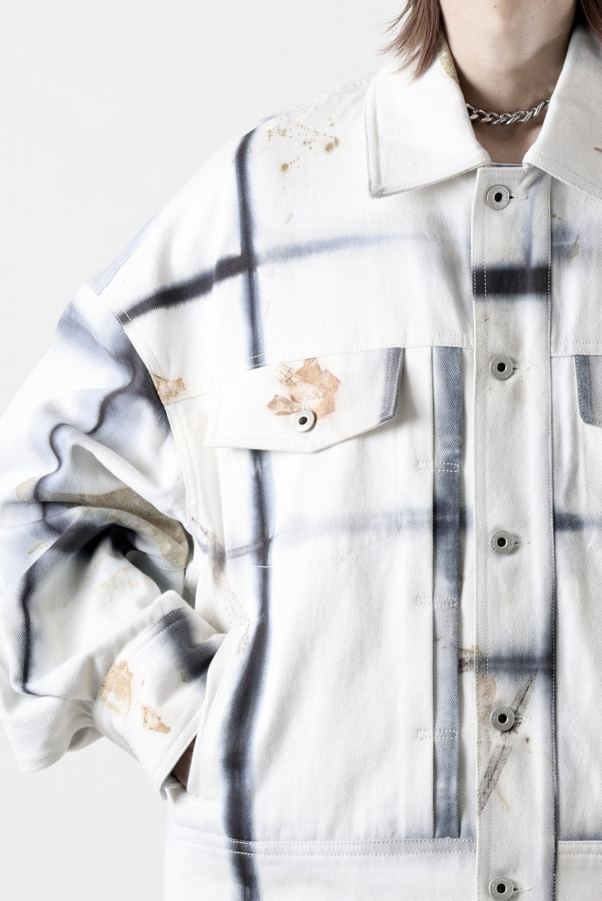 Load image into Gallery viewer, Feng Chen Wang NATURAL PLANT DYE JACKET (BLACK/WHITE)