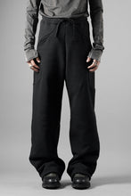 画像をギャラリービューアに読み込む, OPPOSE DUALITY SUB ONG RIB SWEAT PANTS (BLACK)