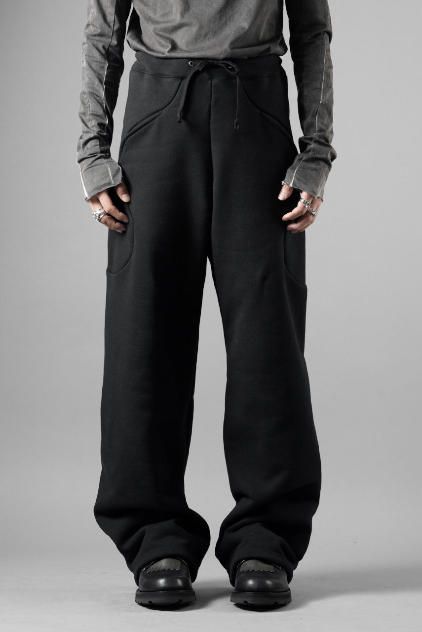 画像をギャラリービューアに読み込む, OPPOSE DUALITY SUB ONG RIB SWEAT PANTS (BLACK)