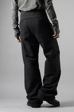 画像をギャラリービューアに読み込む, OPPOSE DUALITY SUB ONG RIB SWEAT PANTS (BLACK)