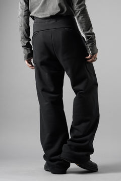 画像をギャラリービューアに読み込む, OPPOSE DUALITY SUB ONG RIB SWEAT PANTS (BLACK)