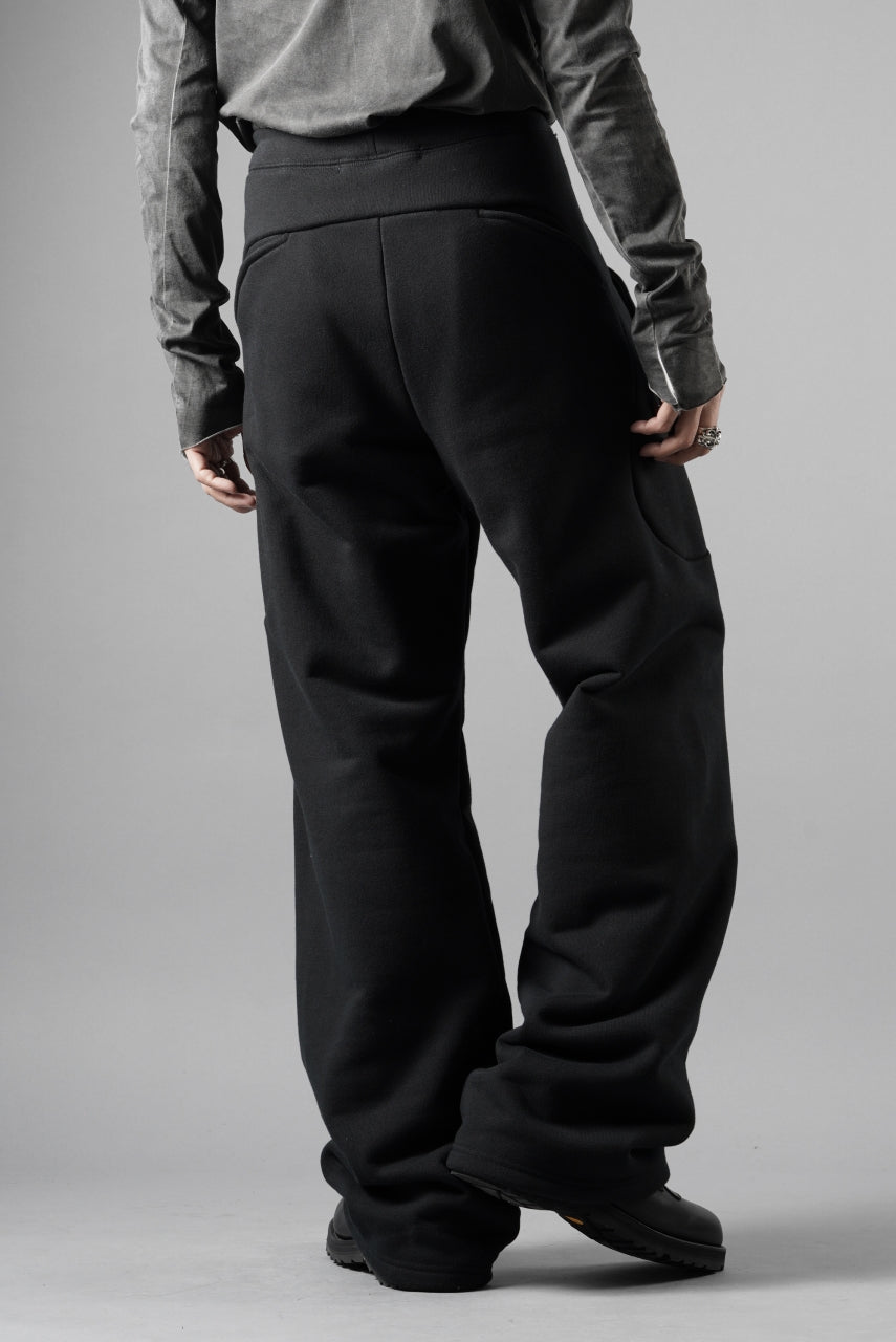 画像をギャラリービューアに読み込む, OPPOSE DUALITY SUB ONG RIB SWEAT PANTS (BLACK)