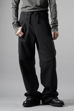 画像をギャラリービューアに読み込む, OPPOSE DUALITY SUB ONG RIB SWEAT PANTS (BLACK)