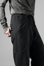 画像をギャラリービューアに読み込む, OPPOSE DUALITY SUB ONG RIB SWEAT PANTS (BLACK)