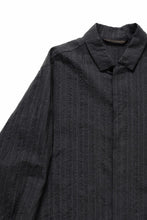 画像をギャラリービューアに読み込む, forme d'expression Minimal Outer Shirt / B95F (Off Black)