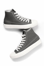 画像をギャラリービューアに読み込む, Y's for men HIGH TOP SNEAKER / COTTON CANVAS (GREY x WHITE)