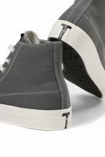 画像をギャラリービューアに読み込む, Y's for men HIGH TOP SNEAKER / COTTON CANVAS (GREY x WHITE)