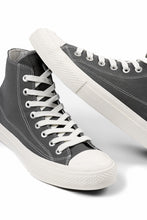 画像をギャラリービューアに読み込む, Y's for men HIGH TOP SNEAKER / COTTON CANVAS (GREY x WHITE)