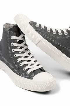 画像をギャラリービューアに読み込む, Y's for men HIGH TOP SNEAKER / COTTON CANVAS (GREY x WHITE)